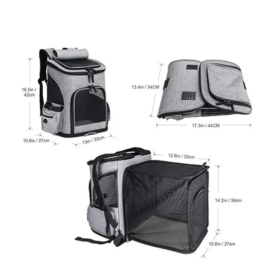 Sac à Dos Extensible - Sac de Transport pour Chat