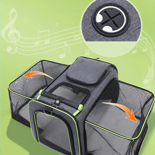 Sac de transport pliable et respirant pour chats et chiens - Sac de Transport pour Chat