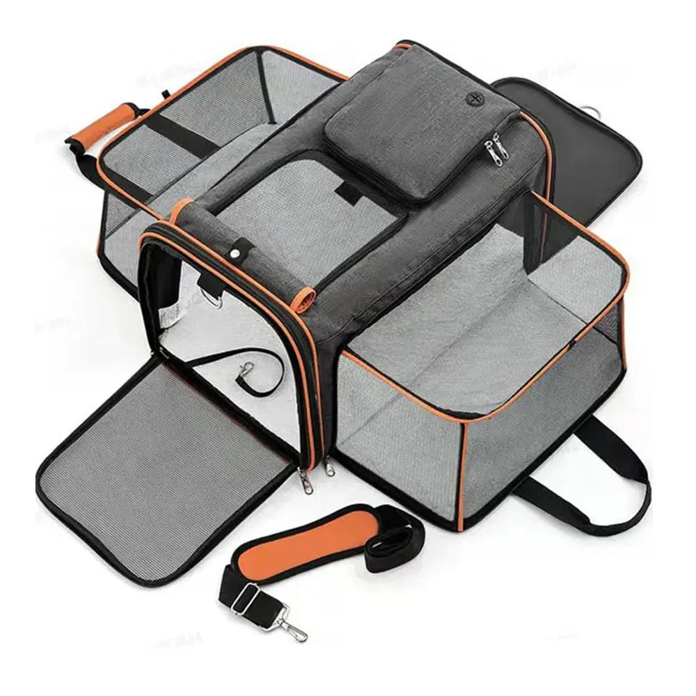 Sac de transport pliable et respirant pour chats et chiens - Sac de Transport pour Chat