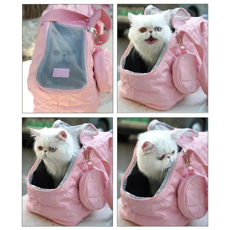 Sac de voyage étanche et aéré pour les petits chiens et chats - Sac de Transport pour Chat