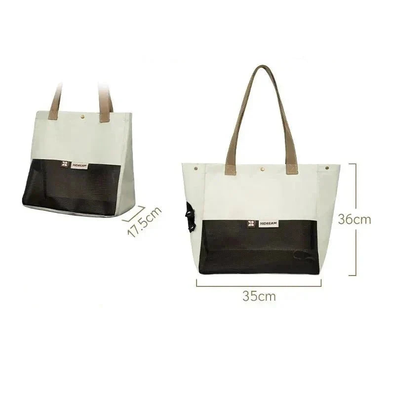 Sac à main étanche et portable doté d'une ouverture sur le côté - Sac de Transport pour Chat