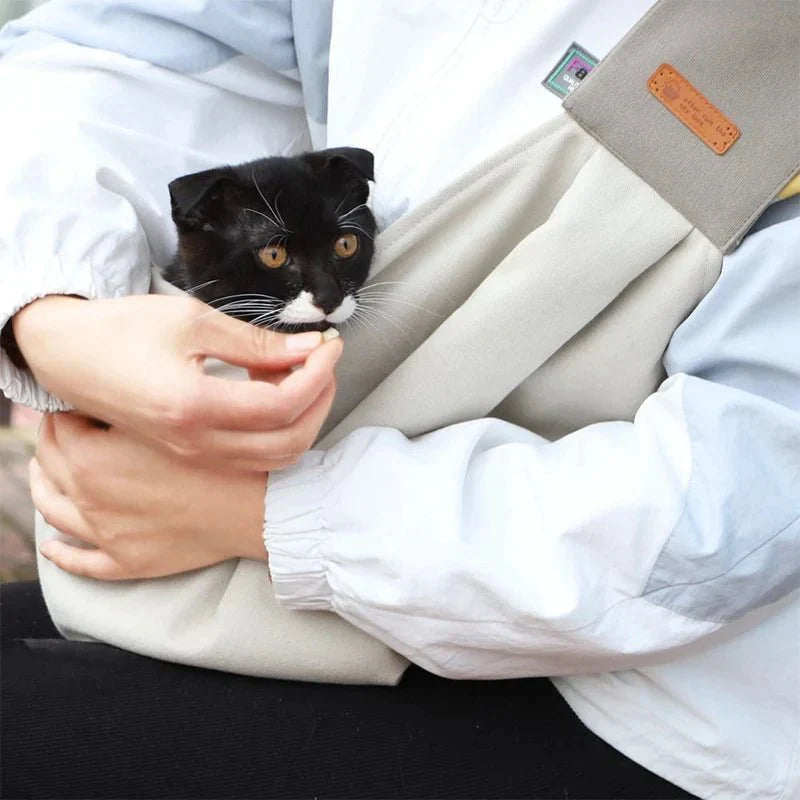 Sac à bandoulière pour petits chiens et chats - Sac de Transport pour Chat