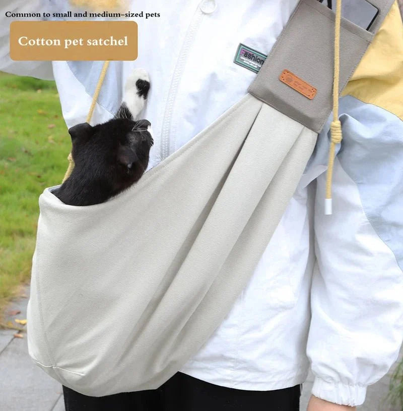 Sac à bandoulière pour petits chiens et chats - Sac de Transport pour Chat