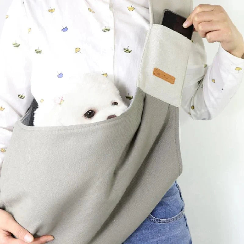 Sac à bandoulière pour petits chiens et chats - Sac de Transport pour Chat