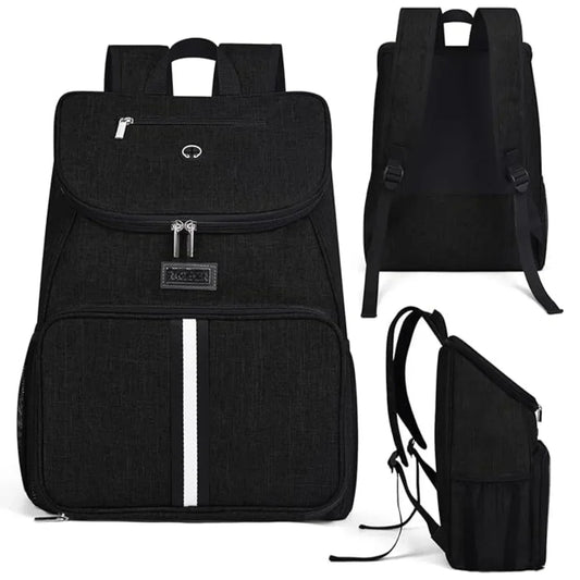Sac à Dos de Voyage Avec Récipients Pour Croquettes, Gamelles Offertes - Sac de Transport pour Chat