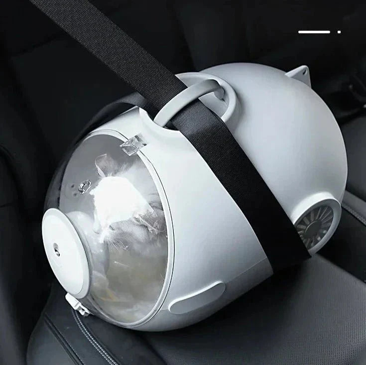 Sac De Transport Rigide Avec Bol Intégré - Sac de Transport pour Chat