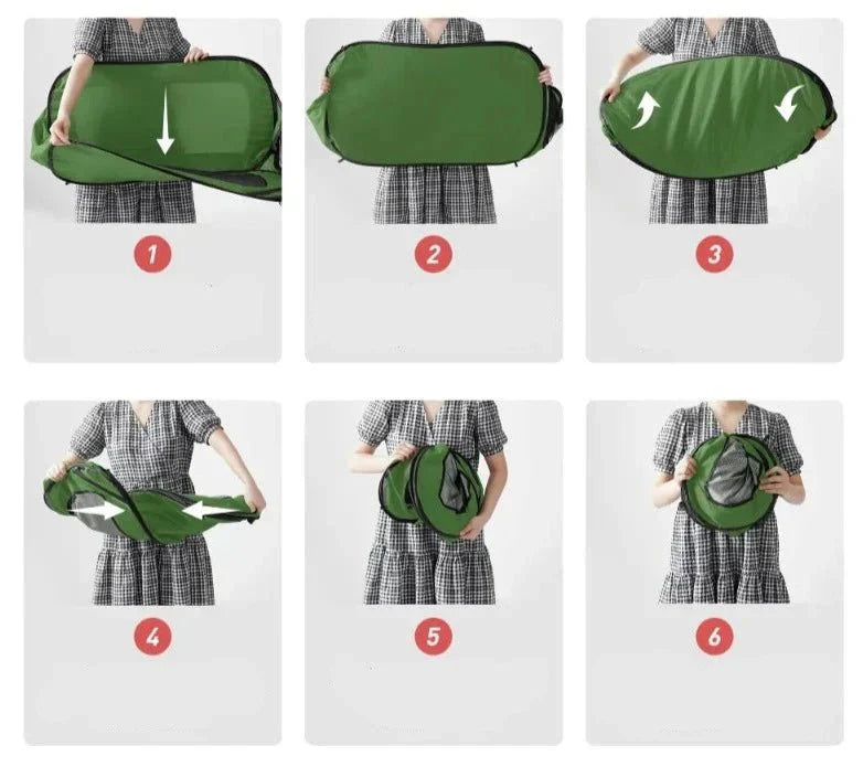 Tente Pliable D'intérieur et D'extérieur Pour Petit Chien ou Chat - Sac de Transport pour Chat