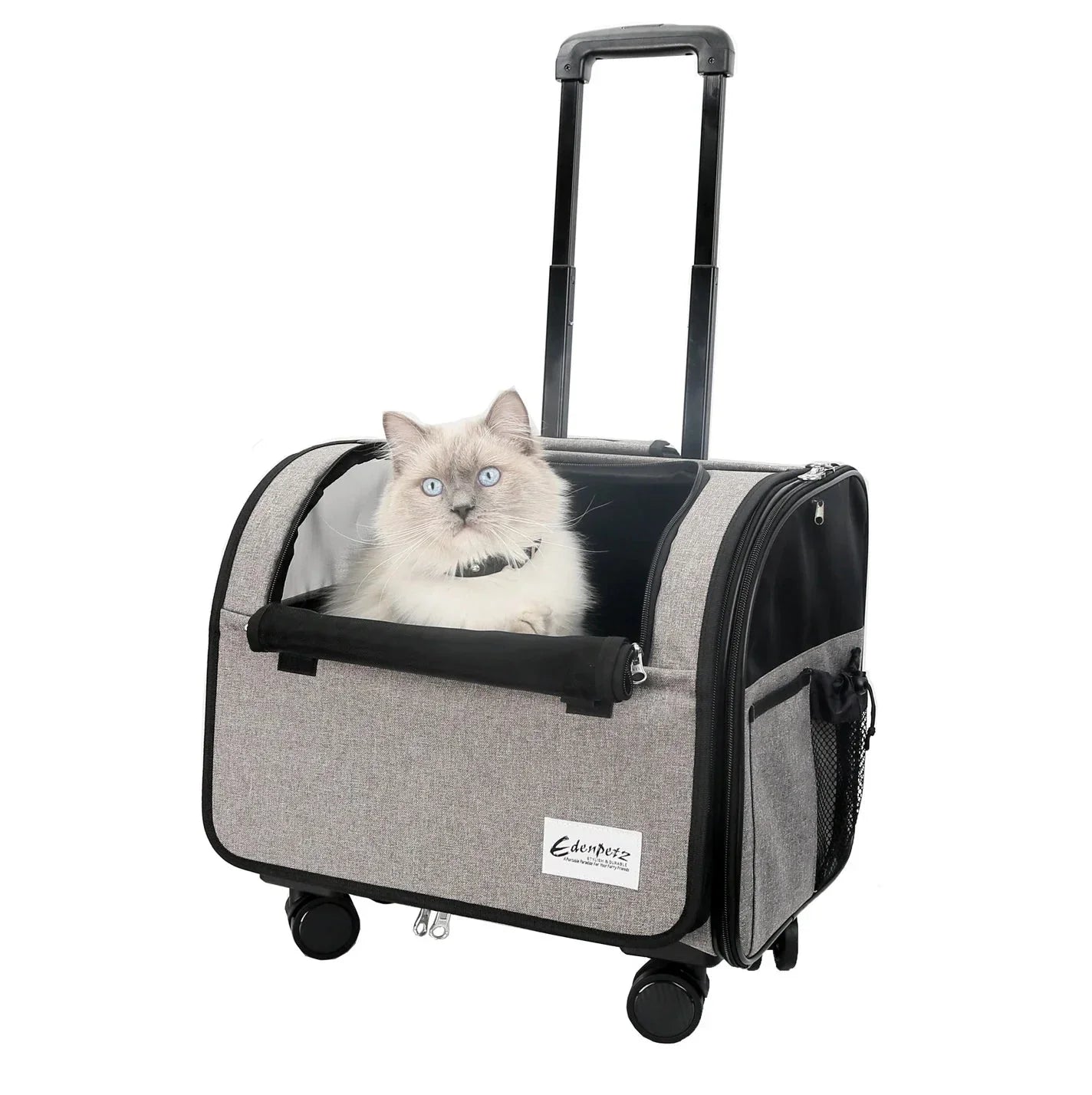 Valise à roulettes de transport pour petit chien et chat - Sac de Transport pour Chat