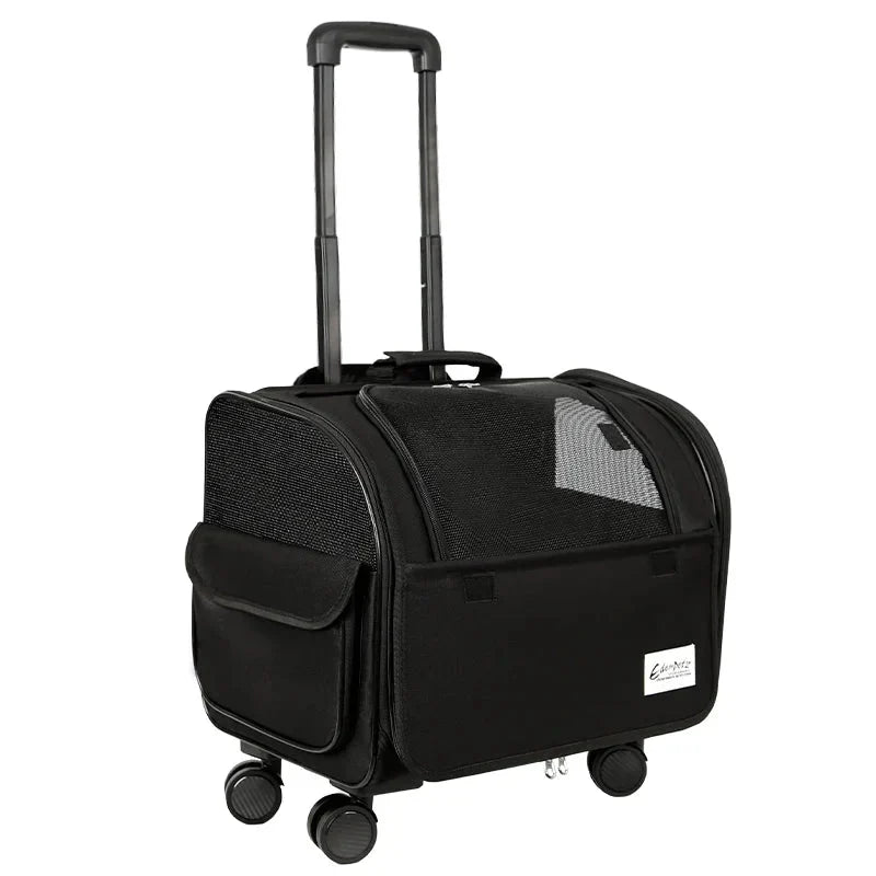 Valise à roulettes de transport pour petit chien et chat - Sac de Transport pour Chat