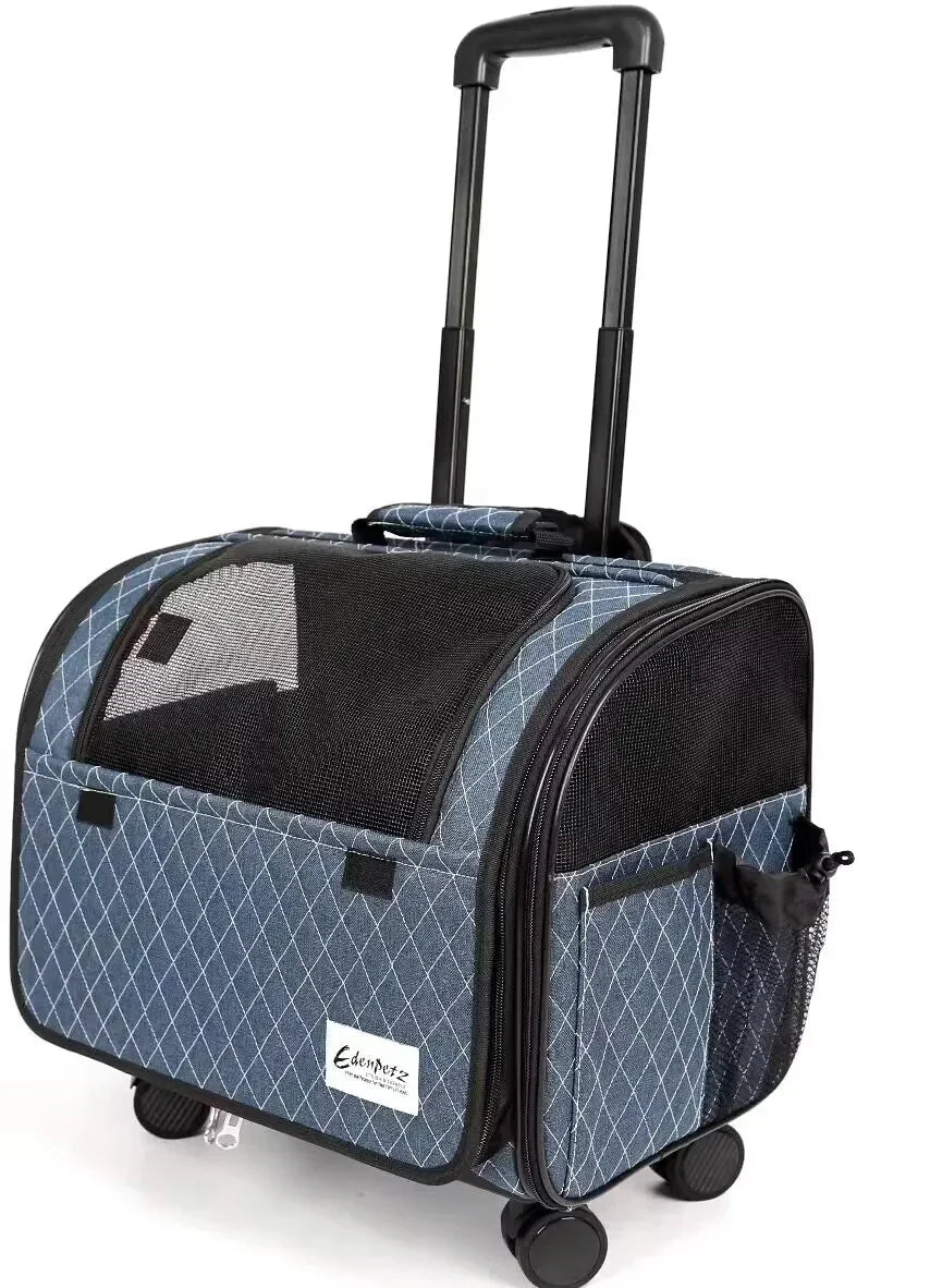 Valise à roulettes de transport pour petit chien et chat - Sac de Transport pour Chat