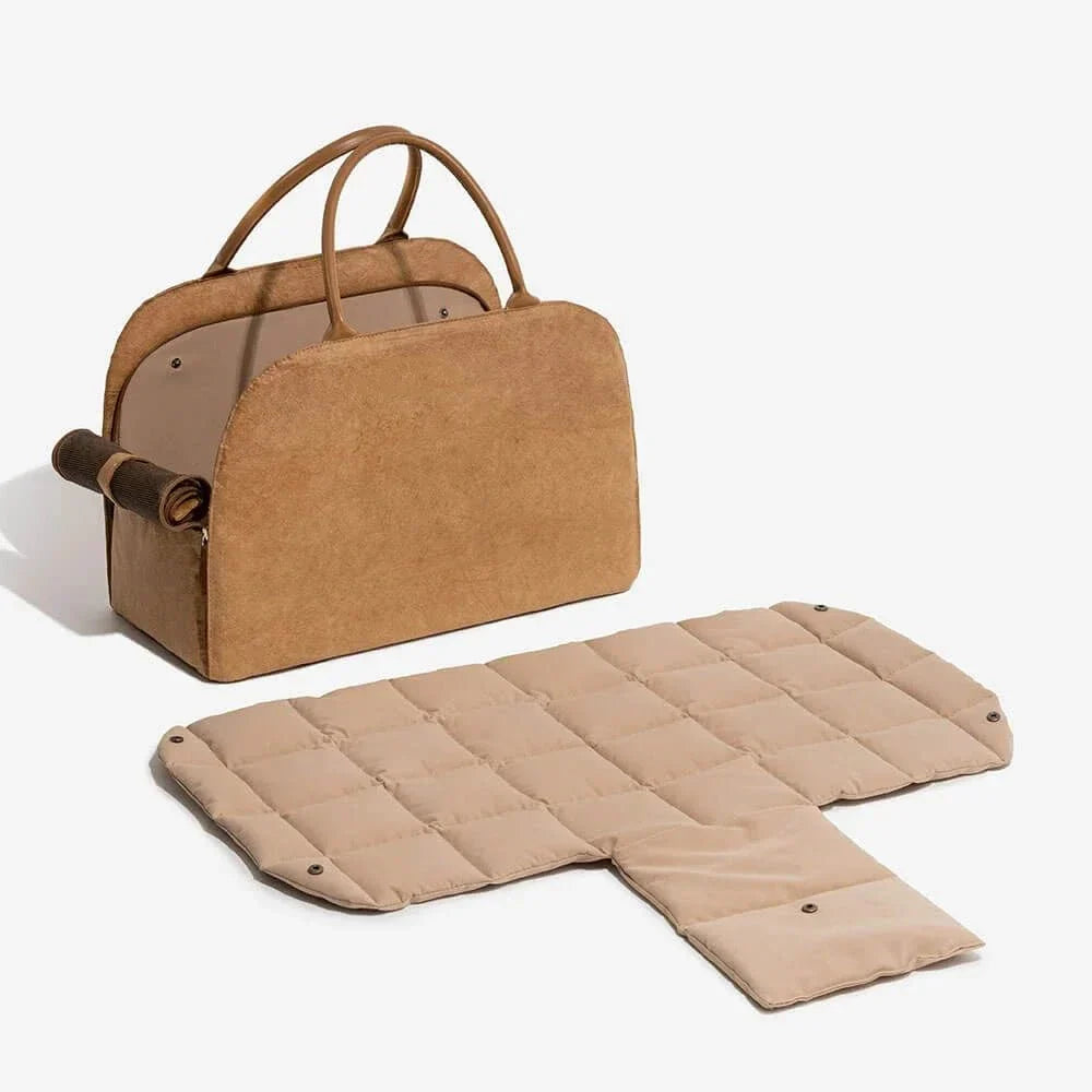 Sac de transport rigide en cuir durable pour chien et chat - Sac de Transport pour Chat