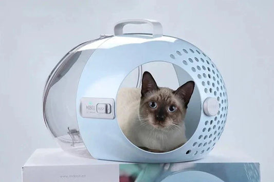 Sac capsule transparente et ventillée pour voyage chat - Sac de Transport pour Chat