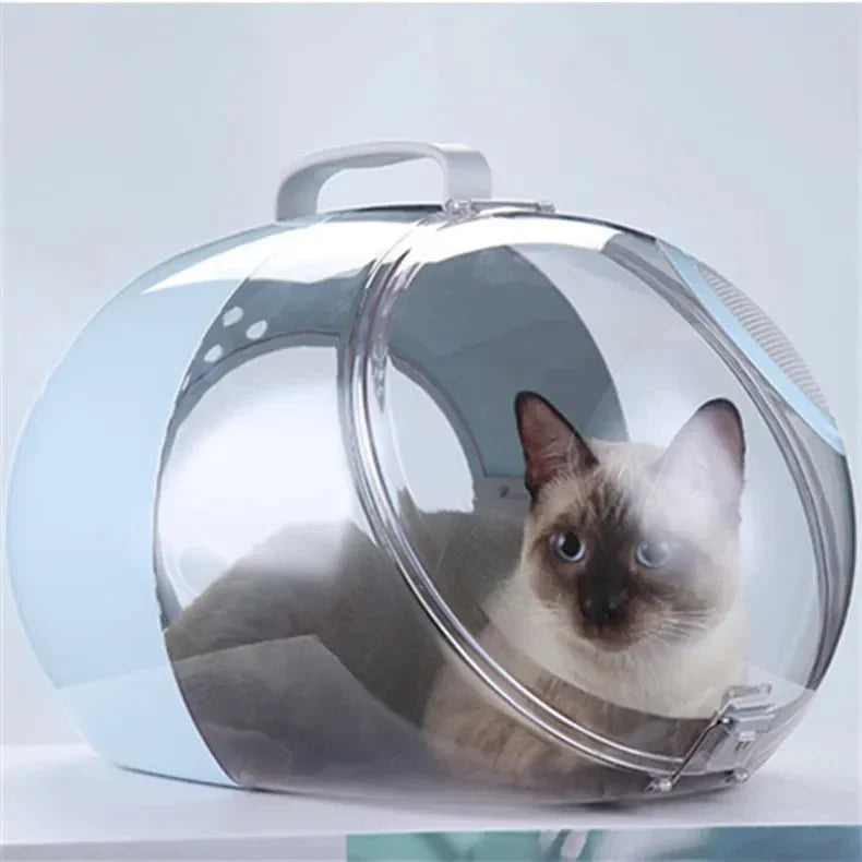 Sac capsule transparente et ventillée pour voyage chat - Sac de Transport pour Chat