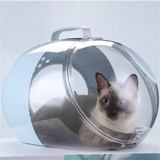 Sac capsule transparente et ventillée pour voyage chat - Sac de Transport pour Chat